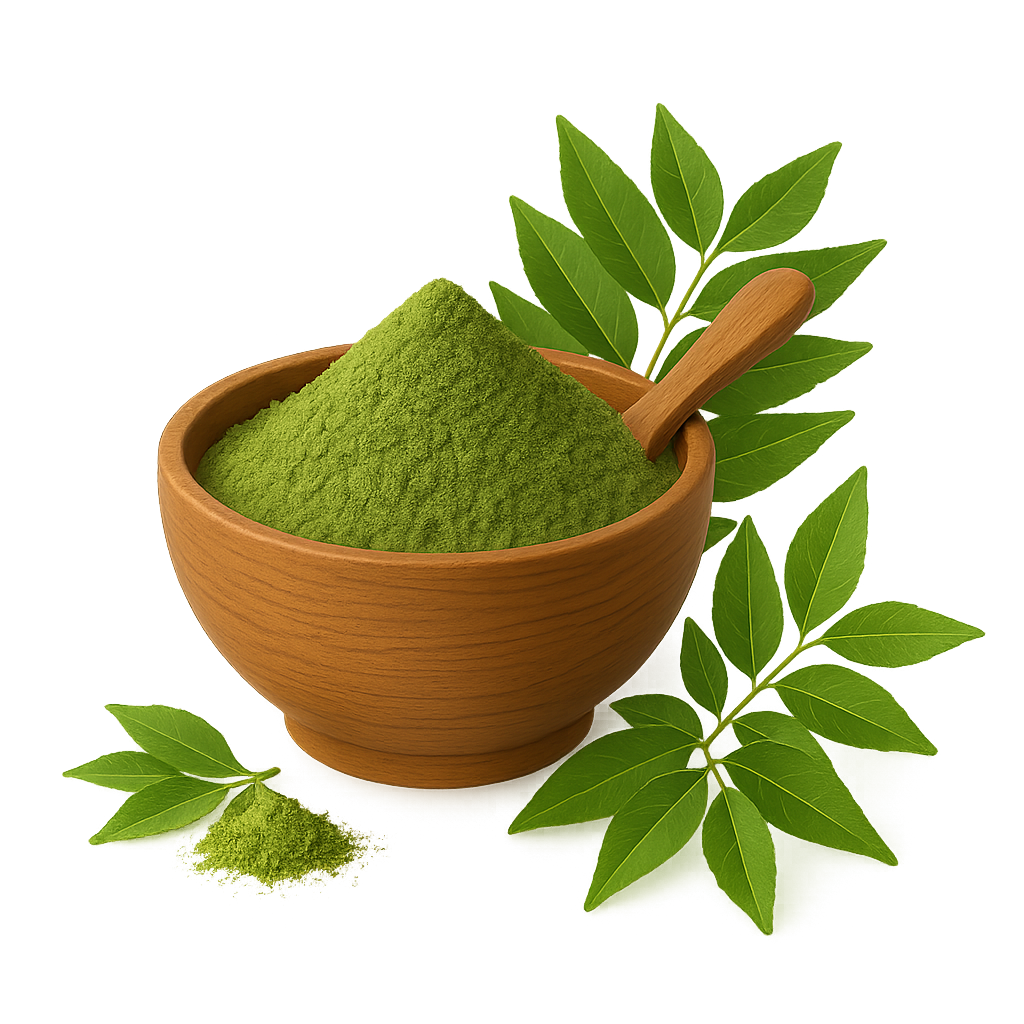 Curry Leaves Powder – Natural Hair & Digestion Support | 100% Pure Kadi Patta Powder