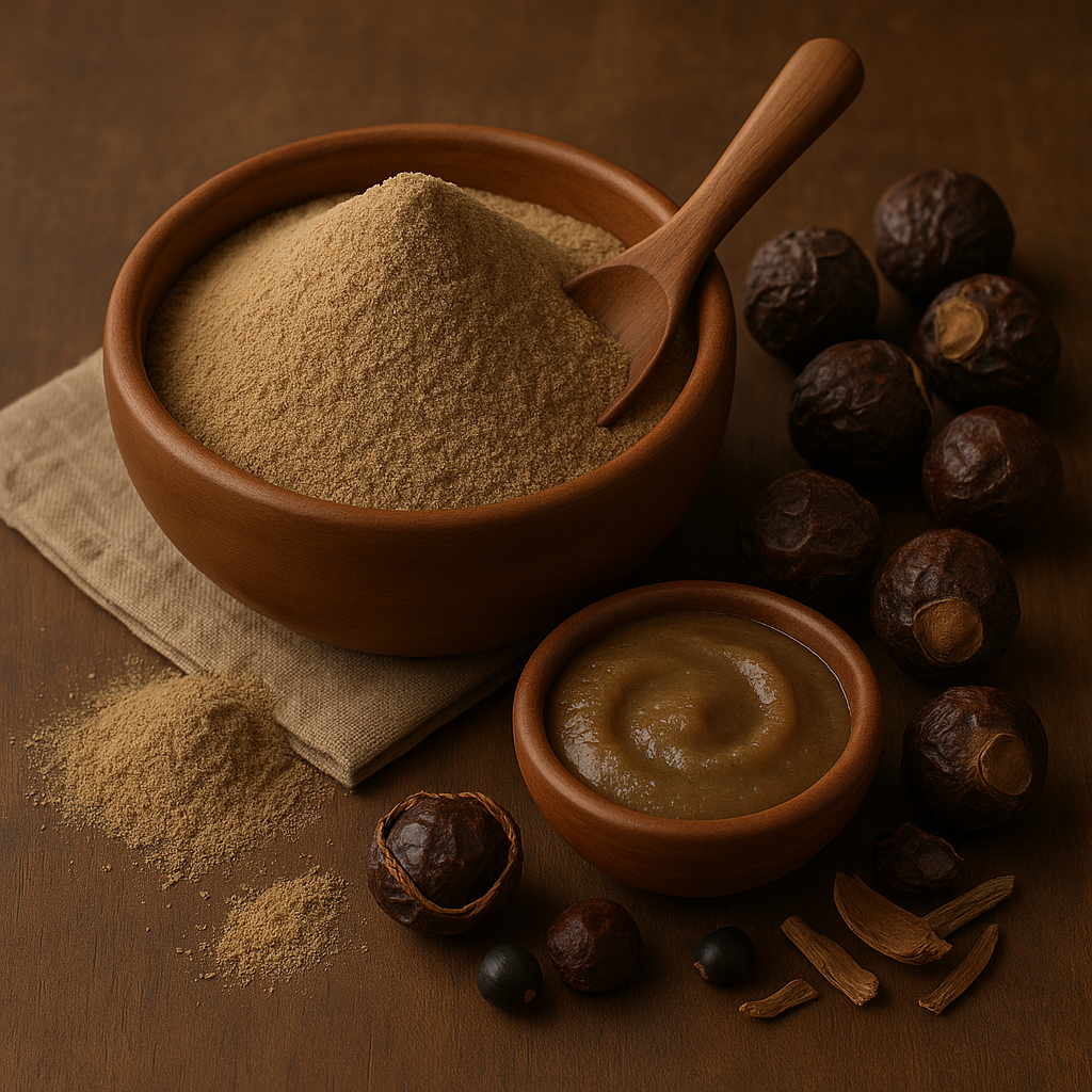 Aretha Powder (Reetha / Soapnut Powder) – 100% Natural Herbal Cleanser | Ayurvedic Hair, Skin & Home Care