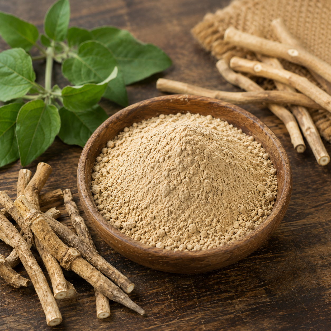 Ashwagandha Powder – Natural Stress Relief & Vitality Booster | 100% Pure Adaptogen
