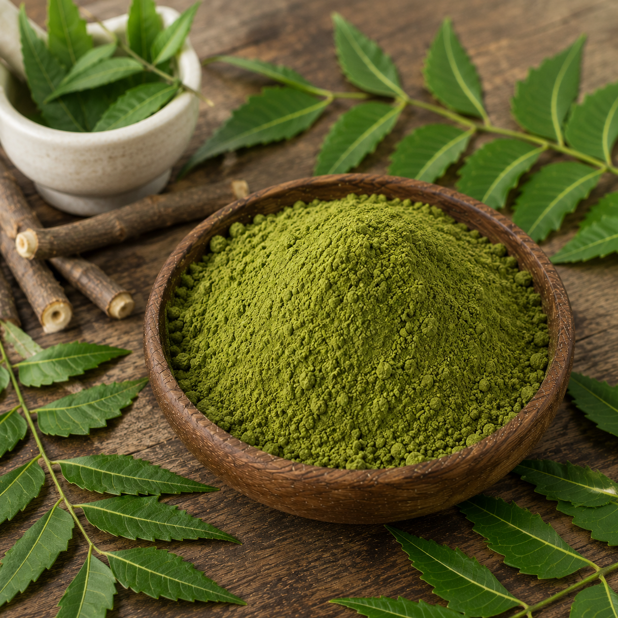 Neem Powder – Natural Skin Cleanser & Blood Purifier | 100% Pure Azadirachta Indica