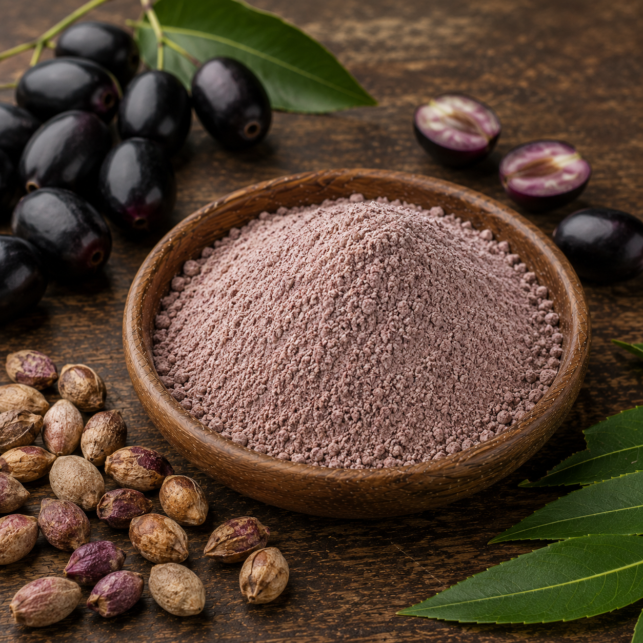 Jamun Guthli (Blackberry Seed) Powder – Natural Blood Sugar & Digestive Support | 100% Pure Jamun Seed