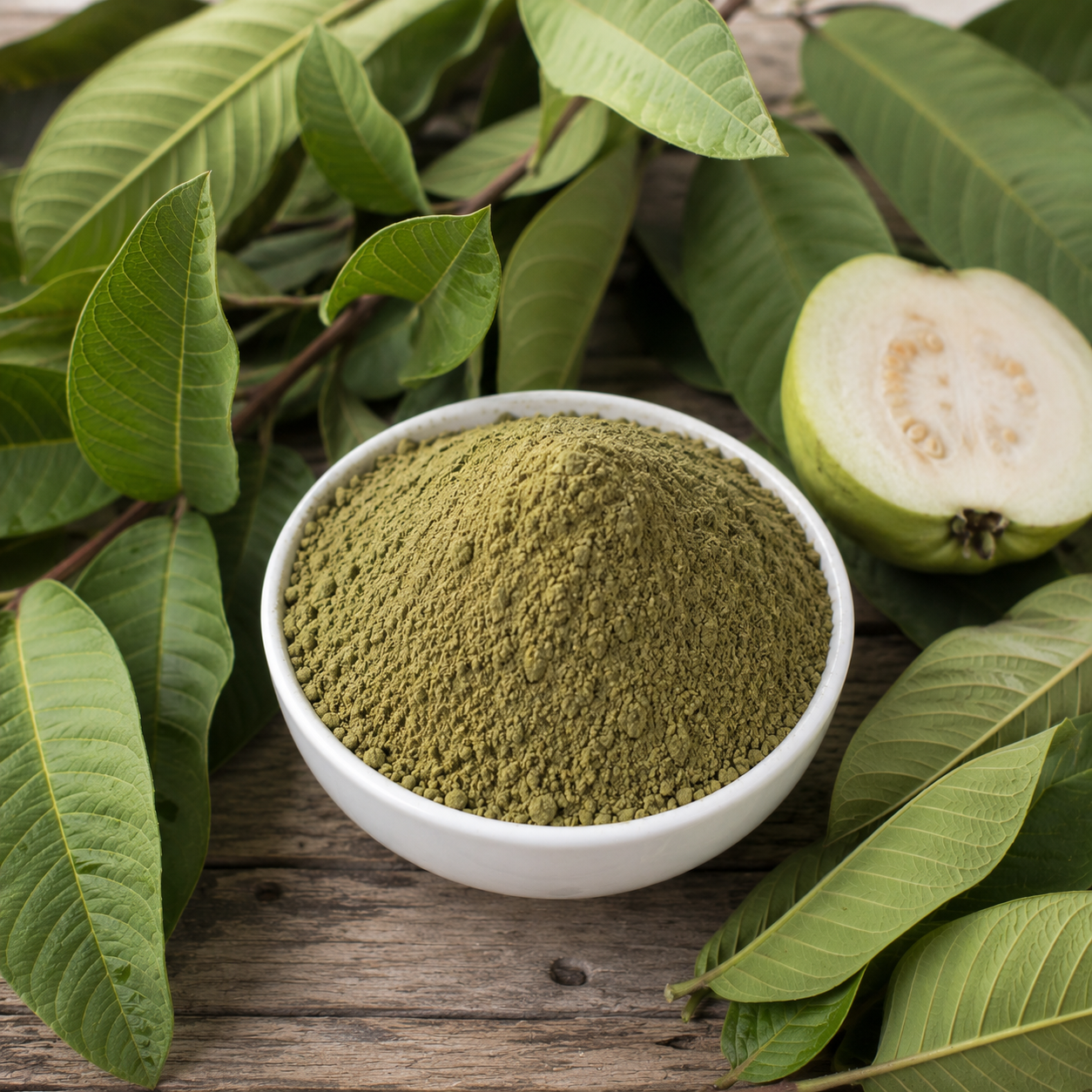 Amrud (Guava) Leaves Powder – 100% Natural Herbal Remedy for Hair, Skin & Wellness
