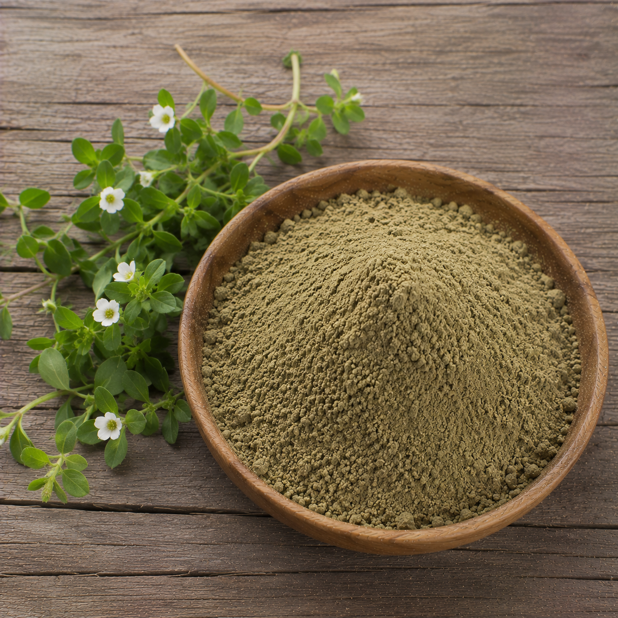 Brahmi Powder (Bacopa Monnieri) – 100% Natural | Memory, Focus & Stress Relief Support