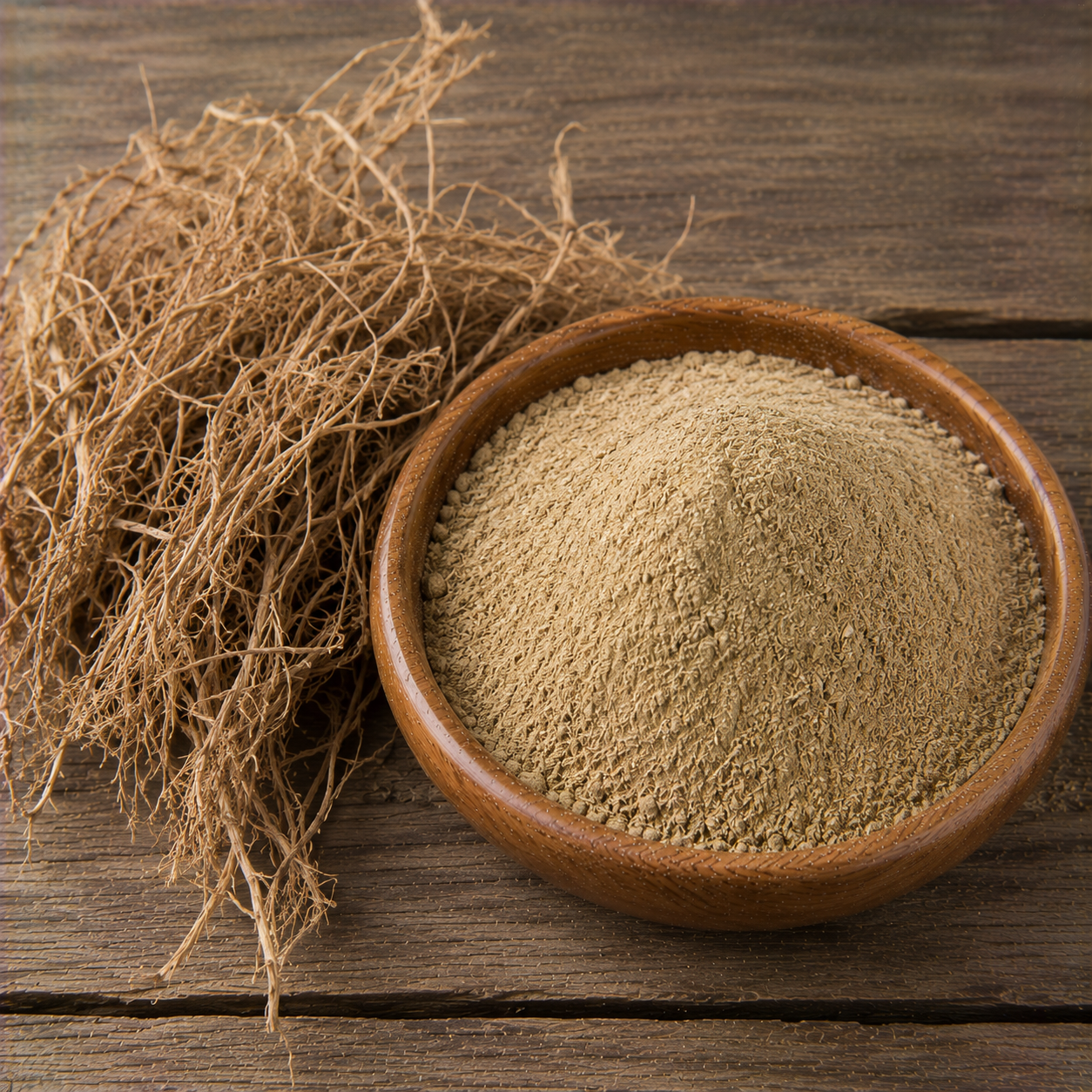 Vetiver Herbs Powder (Khus) – 100% Natural | Cooling, Detox & Skin Glow Ayurvedic Herb
