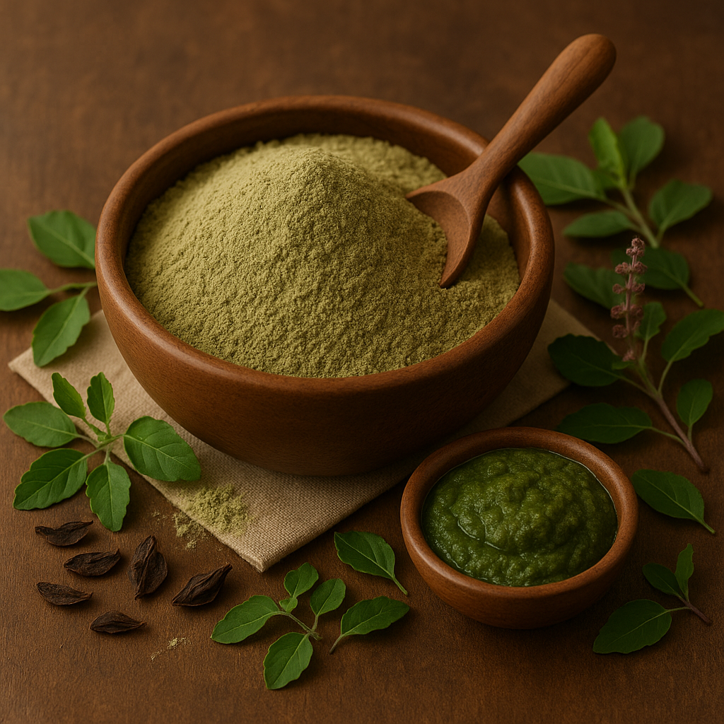 Tulsi Powder (Holy Basil) – 100% Natural | Immunity, Detox & Respiratory Support Ayurvedic Herb