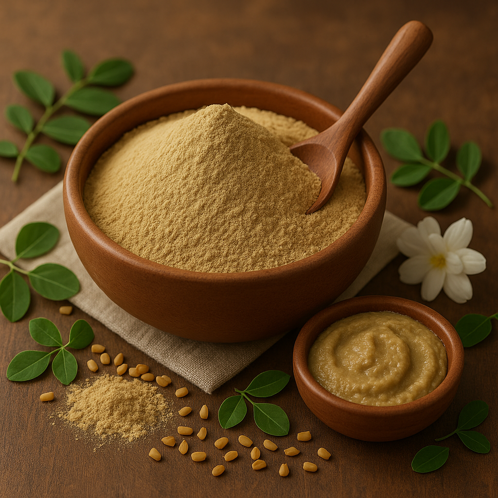 Methi Powder (Fenugreek / Trigonella foenum-graecum) – 100% Natural | Hair Growth, Skin Glow & Digestive Health