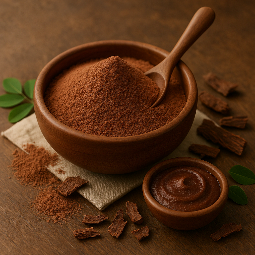 Katha Powder (Acacia catechu) – 100% Natural | Ayurvedic Oral Care, Skin, and Digestive Wellness Herb