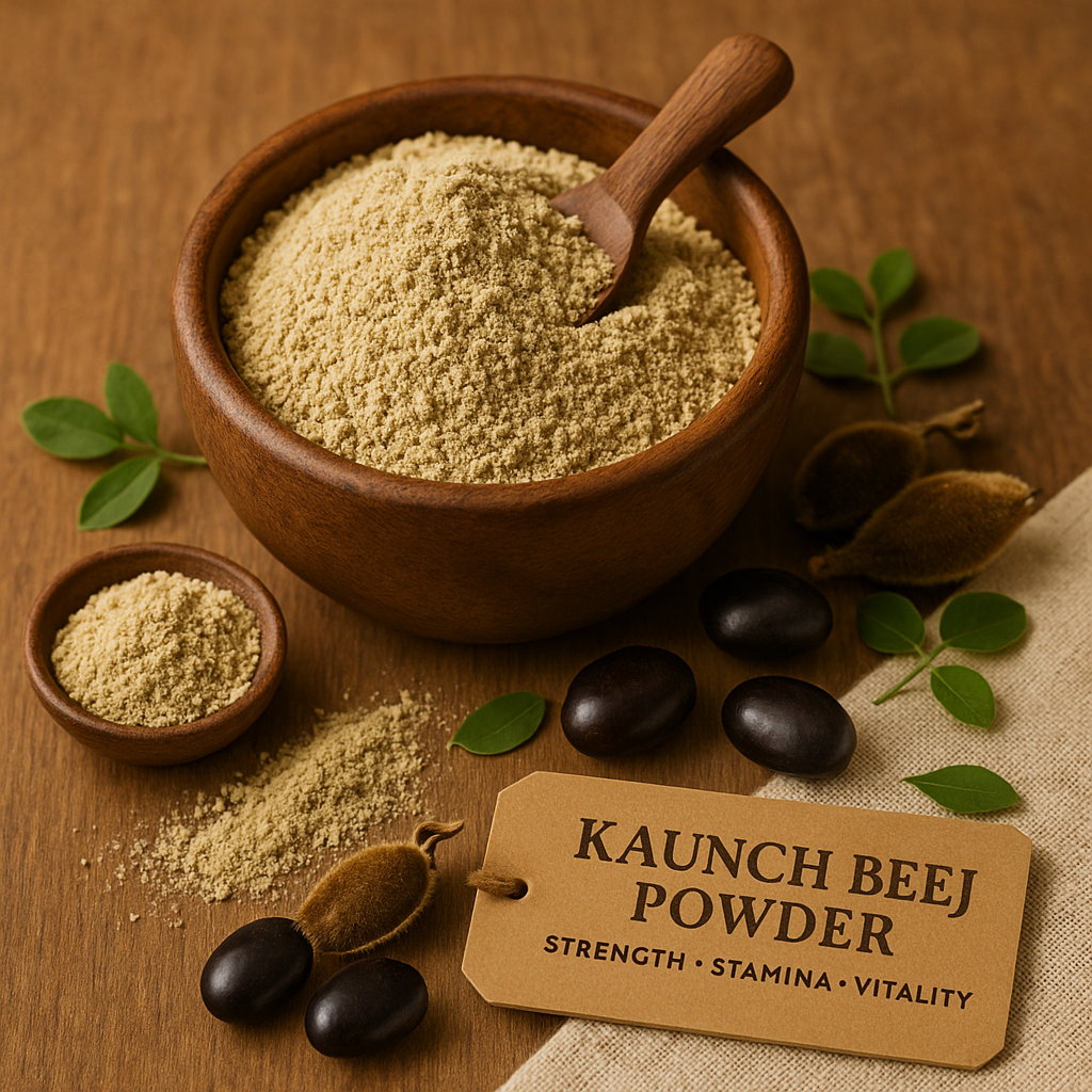 Kaunch (Kounch Beej) Powder – Natural Testosterone & Strength Booster | 100% Pure Mucuna Pruriens