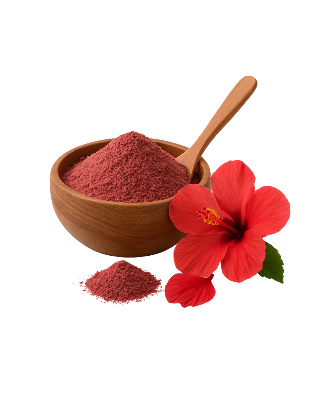 Hibiscus Powder (Rosa sinensis) – 100% Natural | Hair Growth, Shine & Skin Glow Support