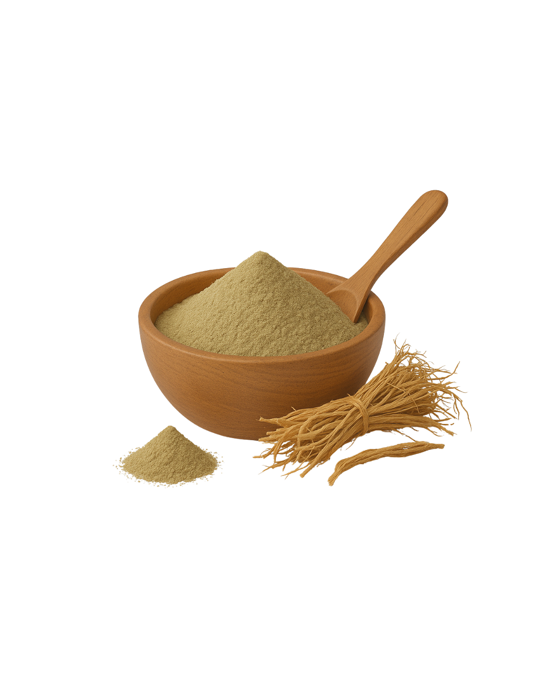 Khas Powder (Vetiveria zizanioides) – 100% Natural | Cooling, Aromatic & Skin-Soothing Ayurvedic Herb