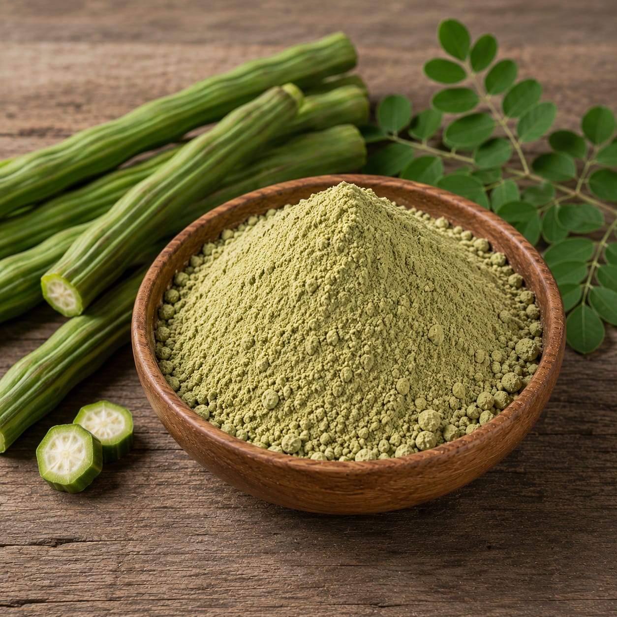 Drumstick Powder | 100% Natural Drumstick Pod Powder | RK Wellbeing