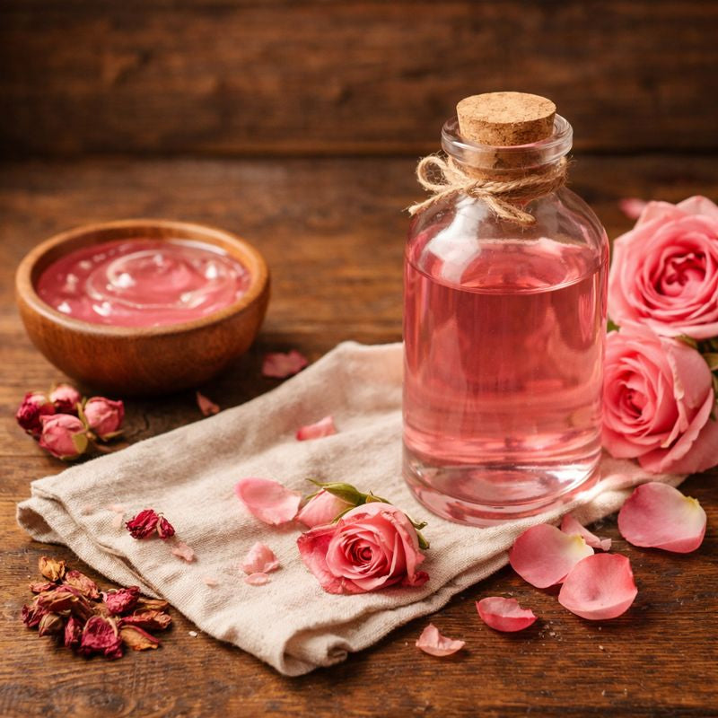 Natural Rose Water (25KG) – 100% Pure Steam Distilled | Skin Toner, Hydration & Aromatic Care