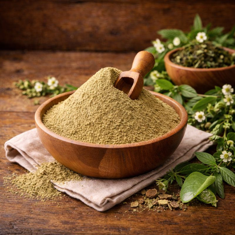 Bhringraj Powder (Eclipta Alba) – 100% Natural | Ayurvedic Hair Growth, Scalp Care & Liver Support